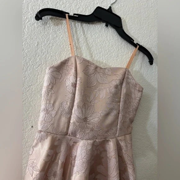 Un Deux Trois UDT Fashion Pink Jacquard Fit & Flare Dress Size 14 Girls Big  Kids